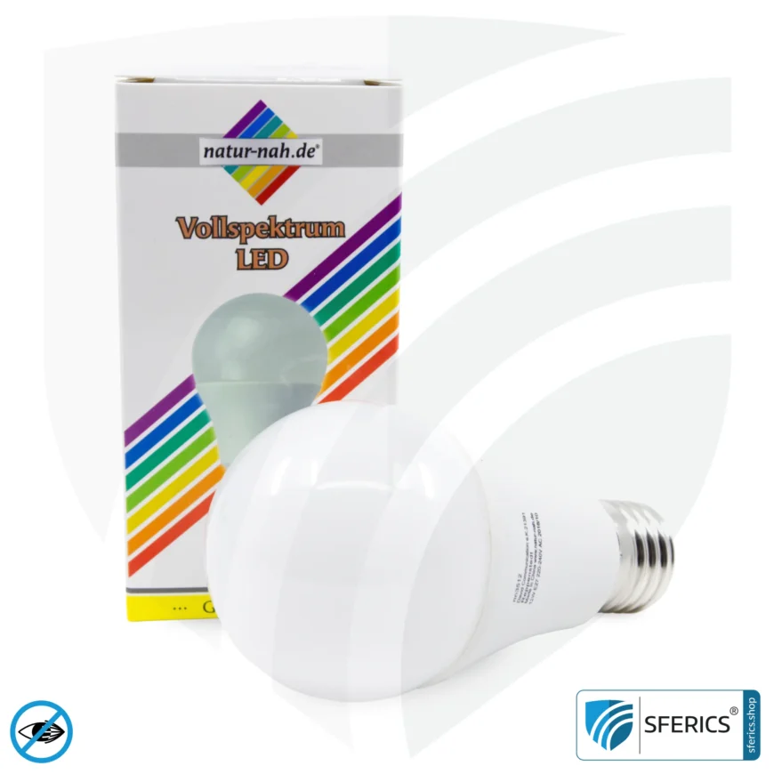 11 Watt LED Vollspektrum 3step | Dimmen ohne Dimmer: Hell wie 100 Watt (100 %), 50 % oder 15 %, 1000 Lumen | CRI 95 | flimmerfrei | Tageslicht | E27 | Business Qualität