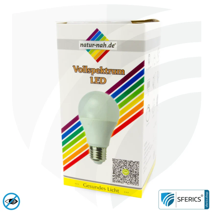 11 Watt LED Vollspektrum 3step | Dimmen ohne Dimmer: Hell wie 100 Watt (100 %), 50 % oder 15 %, 1000 Lumen | CRI 95 | flimmerfrei | Tageslicht | E27 | Business Qualität