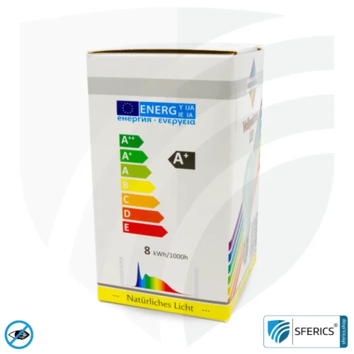8 Watt LED Vollspektrum | Hell wie 60 Watt, 560 Lumen | CRI 95 | flimmerfrei | Tageslicht | E27 | Business Qualität 14 8 Watt LED Vollspektrum | Hell wie 60 Watt, 560 Lumen | CRI 95 | flimmerfrei | Tageslicht | E27 | Business Qualität