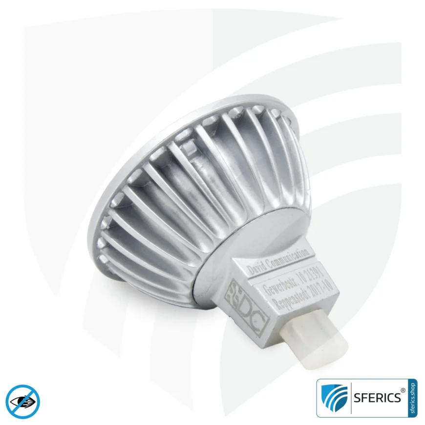 6 Watt LED Spot Vollspektrum | Hell wie 35 Watt, 450 Lumen | CRI 95 | dimmbar | flimmerfrei | Tageslicht | GU5.3 (MR16) | Business Qualität