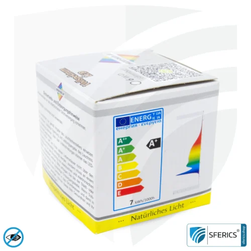 6 Watt LED Spot Vollspektrum | Hell wie 35 Watt, 450 Lumen | CRI 95 | dimmbar | flimmerfrei | Tageslicht | GU5.3 (MR16) | Business Qualität 20 6 Watt LED Spot Vollspektrum | Hell wie 35 Watt, 450 Lumen | CRI 95 | dimmbar | flimmerfrei | Tageslicht | GU5.3 (MR16) | Business Qualität