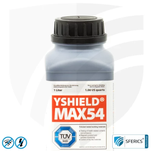 Abschirmfarbe MAX54 | HF Schirmdämpfung gegen Elektrosmog bis zu 100 dB bei 40 GHz | TÜV SÜD zertifiziert | Entwickelt für maximale Abschirmung von Elektrosmog durch 5G oder WIFI 6 16 Abschirmfarbe MAX54 | HF Schirmdämpfung gegen Elektrosmog bis zu 100 dB bei 40 GHz | TÜV SÜD zertifiziert | Entwickelt für maximale Abschirmung von Elektrosmog durch 5G oder WIFI 6
