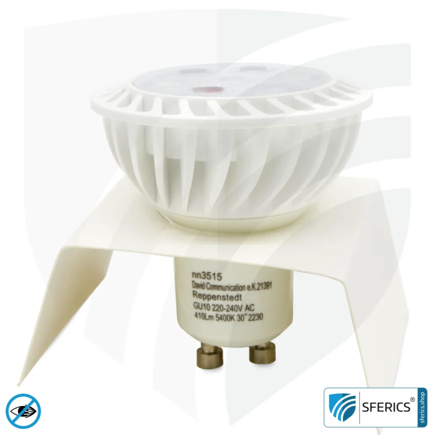 6 Watt LED Spot Vollspektrum 3step | Dimmen ohne Dimmer: Hell wie 35 Watt (100 %), 50 % oder 15 %, 480 Lumen | CRI 95 | flimmerfrei | Tageslicht | GU10 | Business Qualität