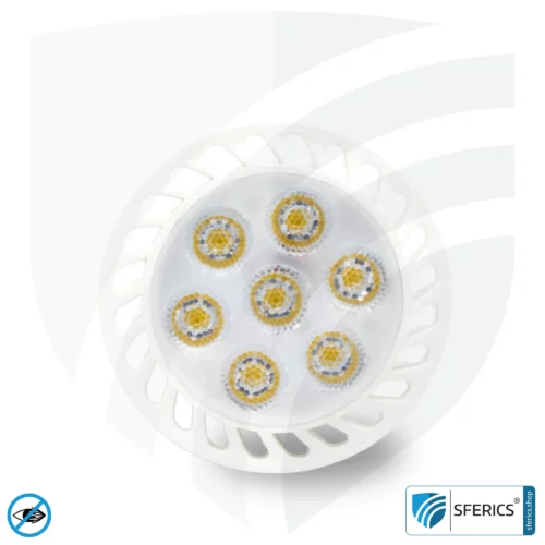 6 Watt LED Spot Vollspektrum 3step | Dimmen ohne Dimmer: Hell wie 35 Watt (100 %), 50 % oder 15 %, 480 Lumen | CRI 95 | flimmerfrei | Tageslicht | GU10 | Business Qualität 16 6 Watt LED Spot Vollspektrum 3step | Dimmen ohne Dimmer: Hell wie 35 Watt (100 %), 50 % oder 15 %, 480 Lumen | CRI 95 | flimmerfrei | Tageslicht | GU10 | Business Qualität