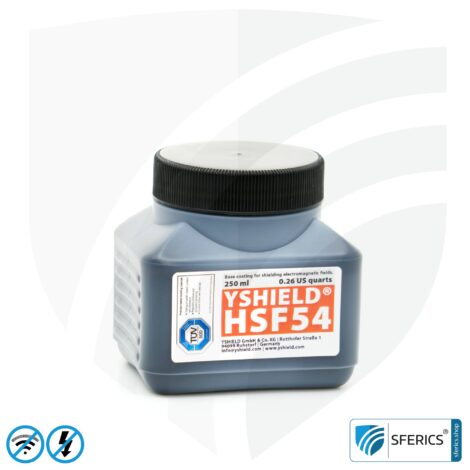 Muster Set HF Abschirmfarben | Schutz vor Elektrosmog EMF mit jeweils 250 ml Füllmenge | Perfekt für Materialtests in der Praxis vor dem Kauf | HSF54
