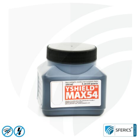Muster Set HF Abschirmfarben | Schutz vor Elektrosmog EMF mit jeweils 250 ml Füllmenge | Perfekt für Materialtests in der Praxis vor dem Kauf | MAX54