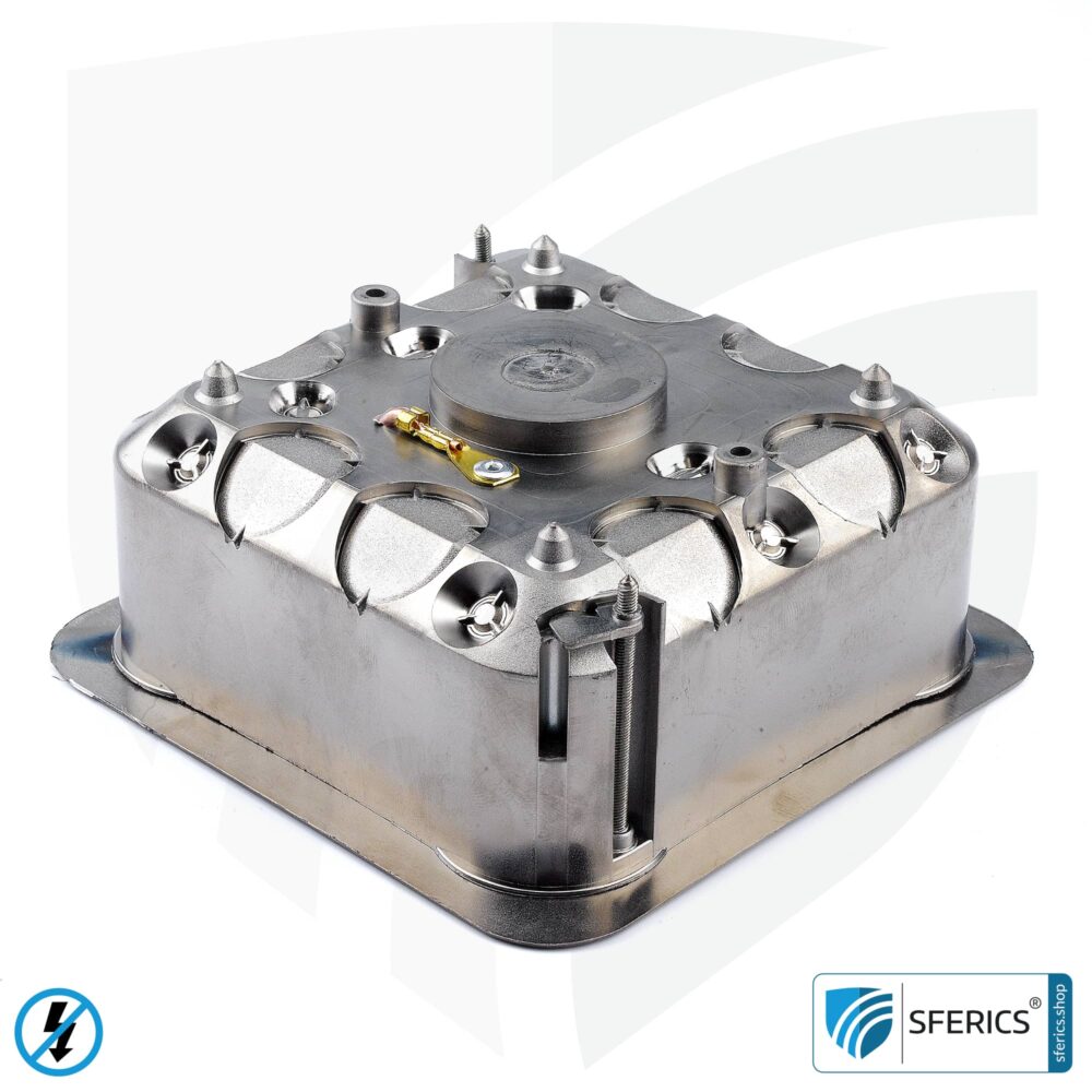 Geschirmter Abzweigkasten | 53 mm | Installationsdose im Tockenbau und unter Putz Montage | halogenfrei