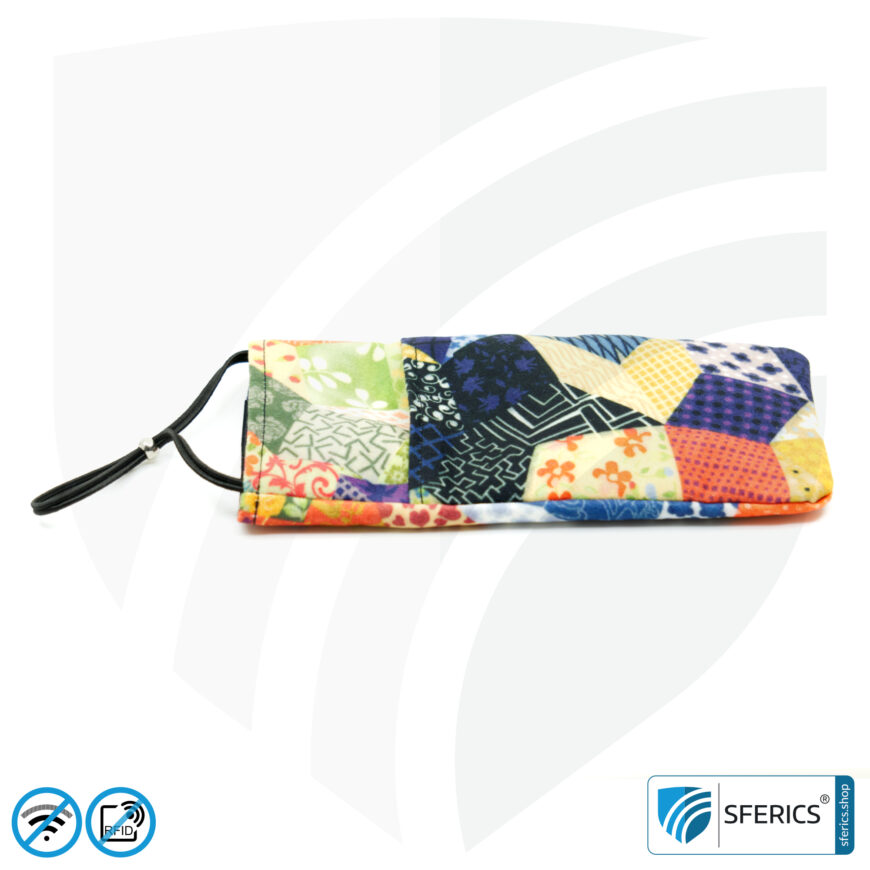 Handyhülle eWall für das Smartphone | Unikat im Design FELIX.ROSE | Anti Elektrosmog inkl. 5G | 3in1 Schutz inkl. RFID Blocker | Handytasche für iPhone, Android, ... | XXL