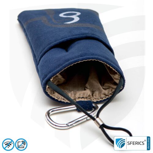 Handyhülle eWall für das Smartphone | DUNKELBLAU | Anti Elektrosmog inkl. 5G | 3in1 Schutz inkl. RFID Blocker | Handytasche für iPhone, Android, ... 6 Handyhülle eWall für das Smartphone | DUNKELBLAU | Anti Elektrosmog inkl. 5G | 3in1 Schutz inkl. RFID Blocker | Handytasche für iPhone, Android, ...