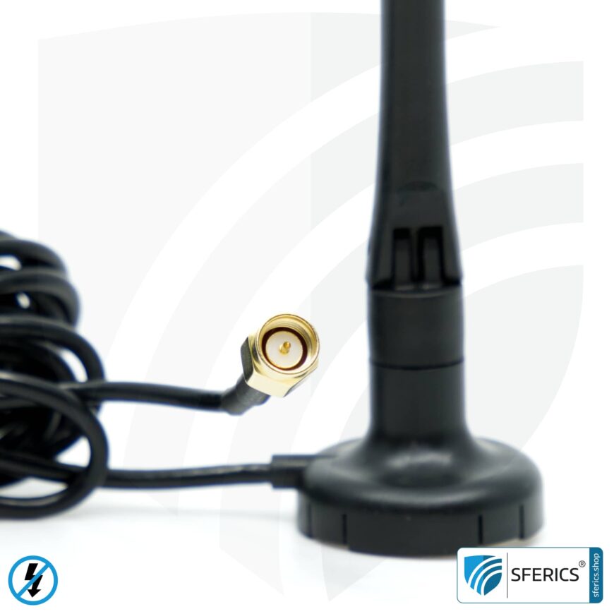 Antenne ANT-NA16 | Externe Antenne für Schaltschrankrepeater RP-NA16-KA | Masterschalter Set-Up | baubiologische Funktechnik nach EnOcean Standard