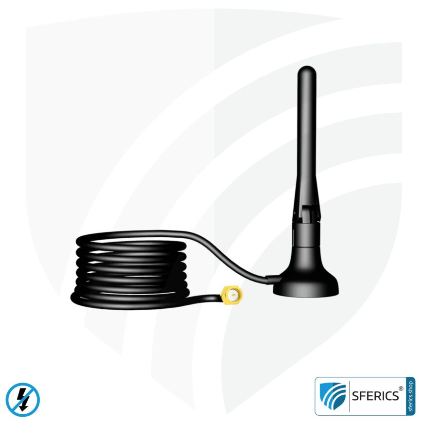 Antenne ANT-NA16 | Externe Antenne für Schaltschrankrepeater RP-NA16-KA | Masterschalter Set-Up | baubiologische Funktechnik nach EnOcean Standard