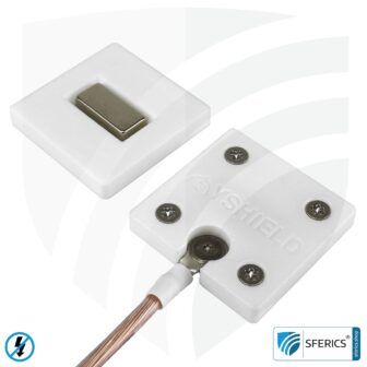 Mobile Erdungsplatte | zur Erdung von Baldachin, Bodenunterlage, Zelt, Schlafsack, Bettwäsche, Decke, u.v.m. | GCM