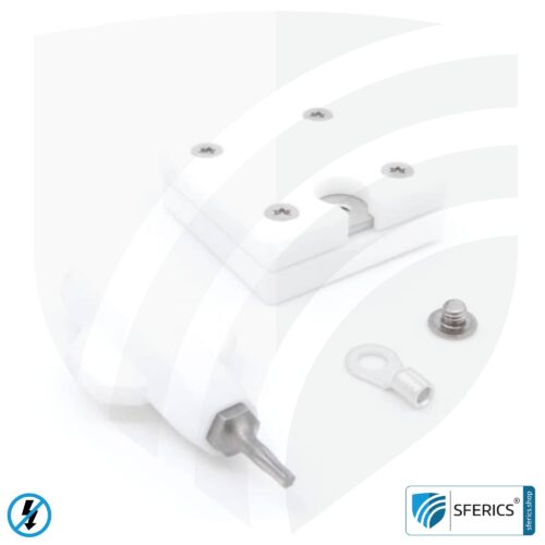 Mobile Erdungsplatte | zur Erdung von Baldachin, Bodenunterlage, Zelt, Schlafsack, Bettwäsche, Decke, u.v.m. | GCS