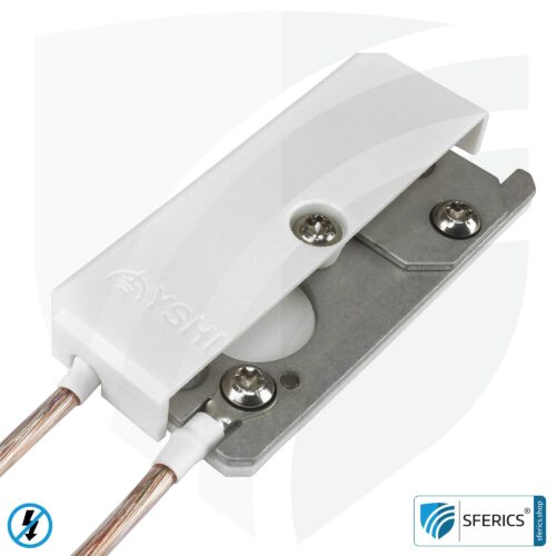 Erdungsgehäuse, stationär | Erdung abgeschirmter Flächen | Innenräume und Außenbereich 40 x 80 mm