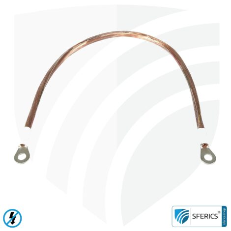 Erdungskabel | Ringösen mit 4 mm Durchmesser | hochwertige elektrische Verbindung von Erdungskomponenten GL20