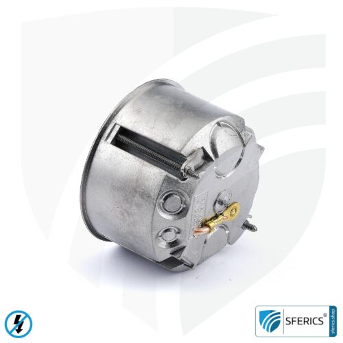 Geschirmte Hohlwanddose, flach | 47 mm | Installationsdose im Tockenbau, als Abzweigdose oder Schalterdose | halogenfrei