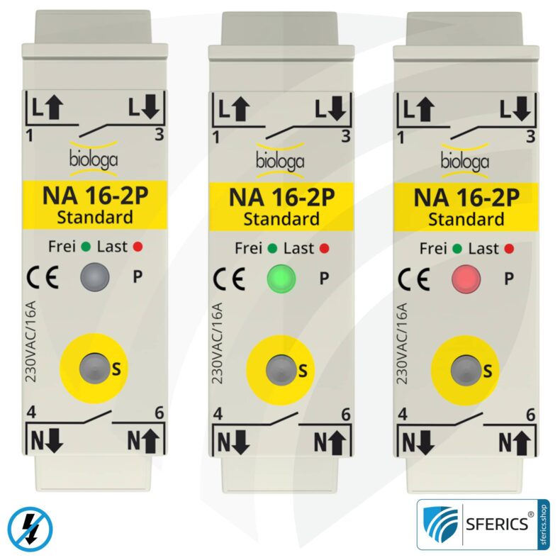 Netzabkoppler NA 16-2P Standard | zweipolige Abschaltung | selbstlernend | inklusive LED Kontrollleuchte