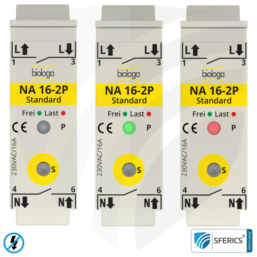 Netzabkoppler NA 16-2P Standard | zweipolige Abschaltung | selbstlernend | inklusive LED Kontrollleuchte