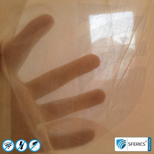 NATURELL Abschirmstoff | ideal zur Herstellung von Vorhängen und Baldachinen | HF Schirmdämpfung gegen Elektrosmog bis zu 40 dB | 5G ready! 13 NATURELL Abschirmstoff | ideal zur Herstellung von Vorhängen und Baldachinen | HF Schirmdämpfung gegen Elektrosmog bis zu 40 dB | TÜV-SÜD qualitätsgeprüft | 5G ready!