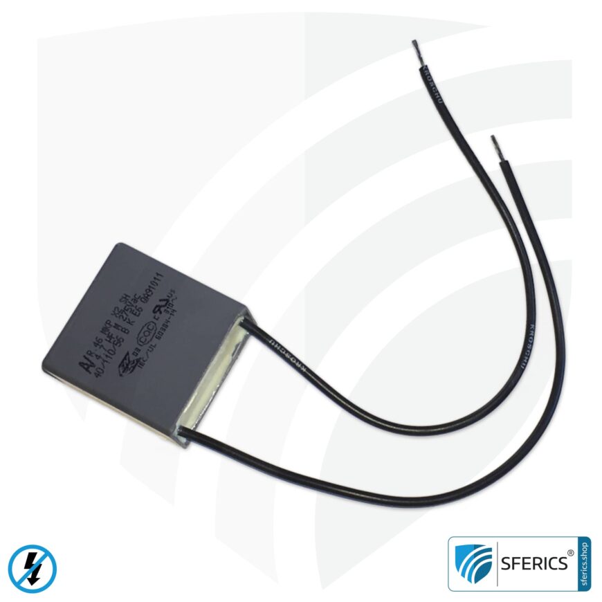 Netzfilter X25 4,7 µF | Kapazitätsfilter gegen Dirty Electricity