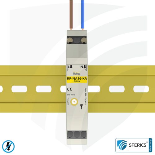 Schaltschrankrepeater RP-NA16-KA | Repeater für den Sicherungskasten | Level 2 | Masterschalter Set-Up | baubiologische Funktechnik nach EnOcean Standard