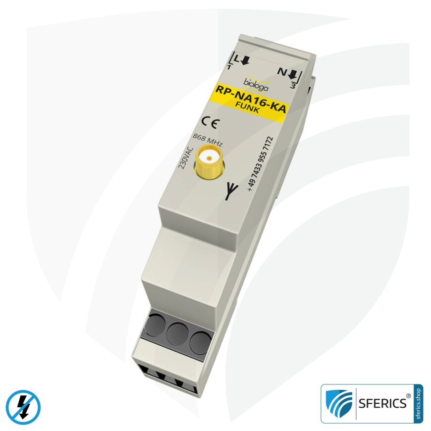 Schaltschrankrepeater RP-NA16-KA | Repeater für den Sicherungskasten | Level 2 | Masterschalter Set-Up | baubiologische Funktechnik nach EnOcean Standard