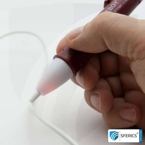 TESTBOY 114 | Berührungsloser Spannungstester zur Erkennung elektrischer Kabelbrüche | Messung ab 12 Volt AC Niedervolt 13 TESTBOY 114 | Berührungsloser Spannungstester zur Erkennung elektrischer Kabelbrüche | Messung ab 12 Volt AC Niedervolt