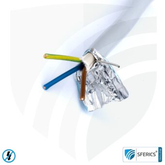 (N)HXMH(St)-J 3x 1,5 mm² geschirmtes Verlegekabel | halogenfrei | weichmacherfrei | Elektrokabel zur Abschirmung elektrischer Wechselfelder NF