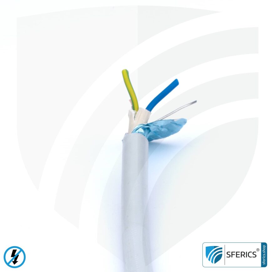 (N)HXMH(St)-J 3x 2,5 mm² geschirmtes Verlegekabel | halogenfrei | weichmacherfrei | Elektrokabel zur Abschirmung elektrischer Wechselfelder NF(N)HXMH(St)-J 3x 2,5 mm² geschirmtes Verlegekabel | halogenfrei | weichmacherfrei | Elektrokabel zur Abschirmung elektrischer Wechselfelder NF