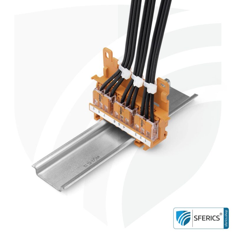 WAGO Compact Verbindungsklemme, Serie 221 | Modell 221-413 | für 3 eindrahtige, feindrahtige und mehrdrähtige Leiter | Alternative zur Lüsterklemme