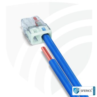 WAGO Compact Steckklemmen bzw. Verbindungsdosenklemmen | Modell 2273-202 | für 2 eindrähtige Leiter | Alternative zur Lüsterklemme