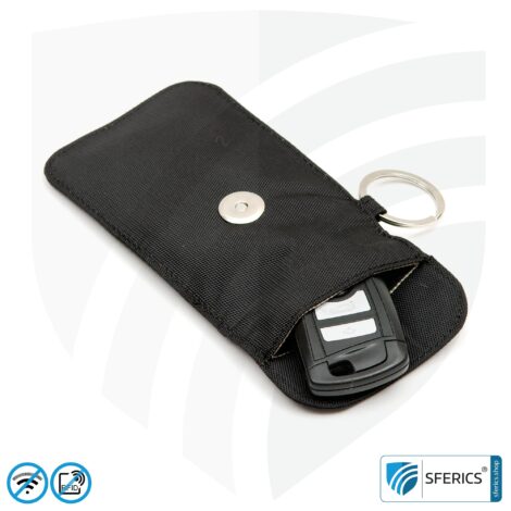 Autoschlüssel RFID Schutztasche CLASSIC | Schutz vor unbemerkter NFC Zugangscodeabfrage | Schutzhülle gegen Autodiebstahl bei Keyless-Go Systemen