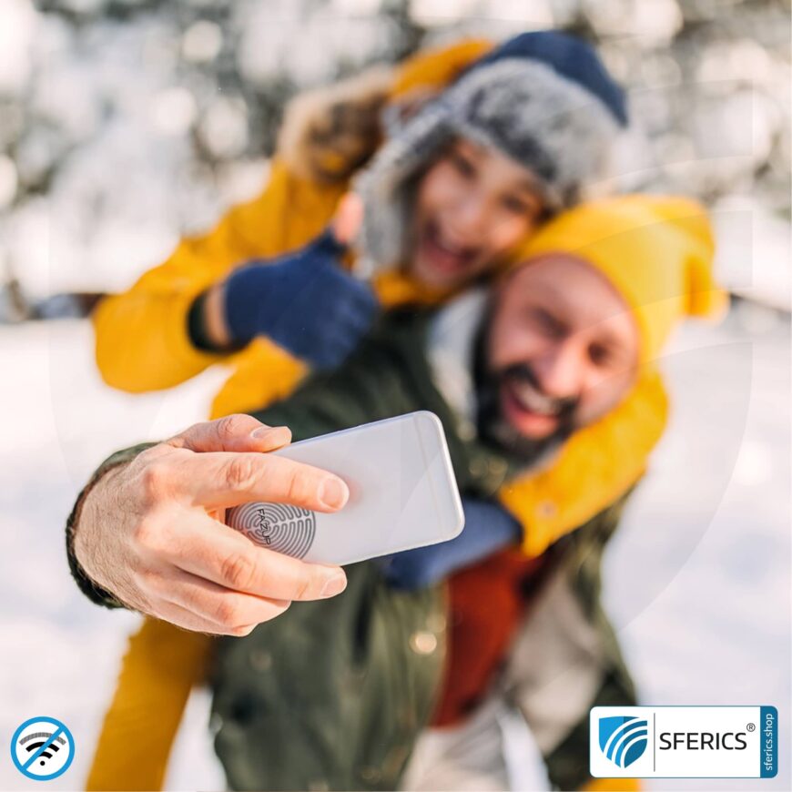 FAZUP Antennen Patch | SILBER | Innovative Technologie gegen Elektrosmog | Schützt vor unnötig hoher Bestrahlung durch’s eigene Mobiltelefon | Keine Esoterik oder Harmonisierung. Reduktion ist messbar!