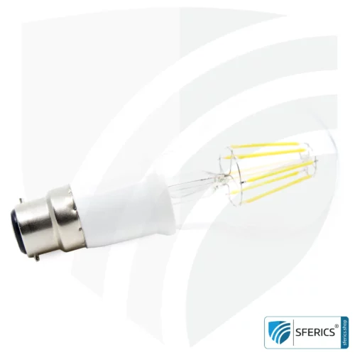 Universal Adapter Leuchtmittel | E27 Leuchtmittel auf B22 Bajonett Sockel 20 Universal Adapter Leuchtmittel | E27 Leuchtmittel auf B22 Bajonett Sockel