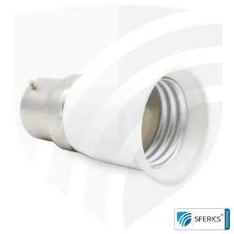 Universal Adapter Leuchtmittel | E27 Leuchtmittel auf B22 Bajonett Sockel