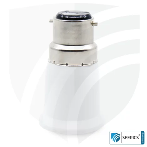 Universal Adapter Leuchtmittel | E27 Leuchtmittel auf B22 Bajonett Sockel