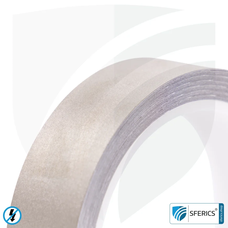 Erdungsband GSX, selbstklebend | Erdung von Abschirmfarbe, Abschirmgewebe, Abschirmvlies, usw.