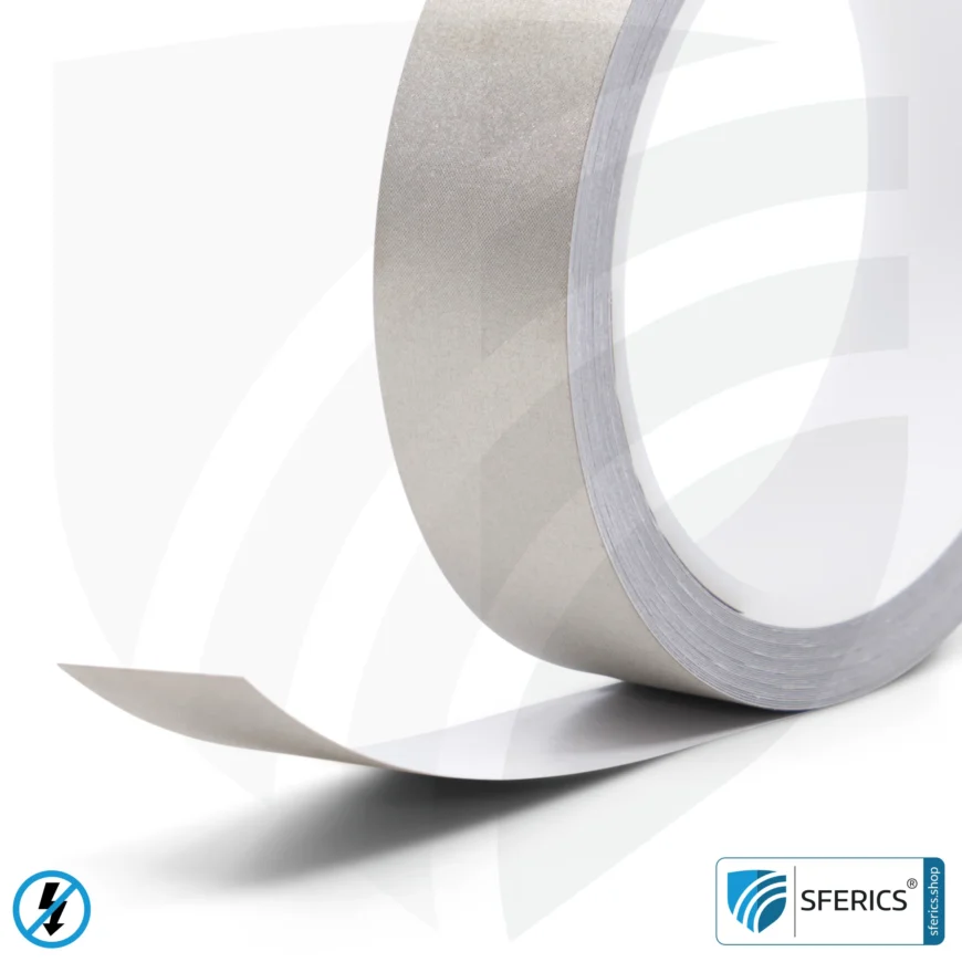 Erdungsband GSX, selbstklebend | Erdung von Abschirmfarbe, Abschirmgewebe, Abschirmvlies, usw.