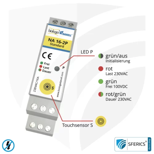 Netzabkoppler NA 16-2P Standard | zweipolige Abschaltung | selbstlernend, mit Touchsensor | inklusive LED Kontrollleuchte 11 Netzabkoppler NA 16-2P Standard | zweipolige Abschaltung | selbstlernend | inklusive LED Kontrollleuchte