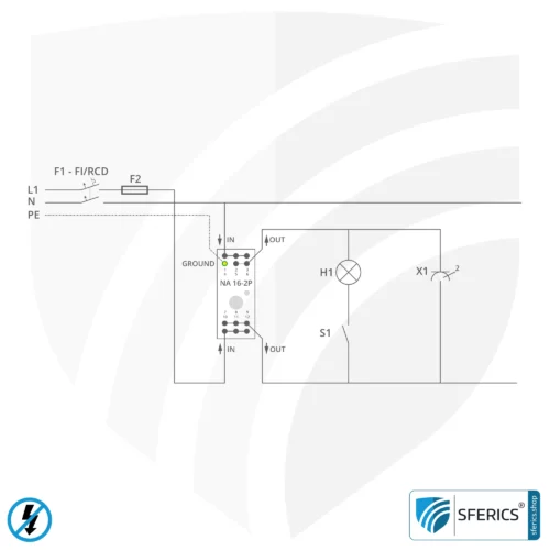 Netzabkoppler NA 16-2P Standard | zweipolige Abschaltung | selbstlernend, mit Touchsensor | inklusive LED Kontrollleuchte 12 Netzabkoppler NA 16-2P Standard | zweipolige Abschaltung | selbstlernend | inklusive LED Kontrollleuchte