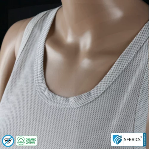 Abschirmendes ANTIWAVE Tank-Top für Damen | Schutz bis zu 30 dB vor HF Elektrosmog (Handy, WLAN, LTE) | Ideal für elektrosensible Menschen 13 Abschirmendes ANTIWAVE Tank-Top für Damen | Schutz bis zu 30 dB vor HF Elektrosmog (Handy, WLAN, LTE) | Ideal für elektrosensible Menschen
