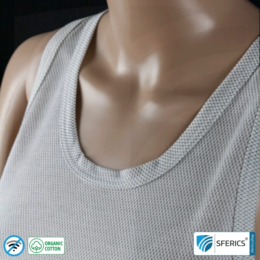 Abschirmendes ANTIWAVE Tank-Top für Damen | Schutz bis zu 30 dB vor HF Elektrosmog (Handy, WLAN, LTE) | Ideal für elektrosensible Menschen