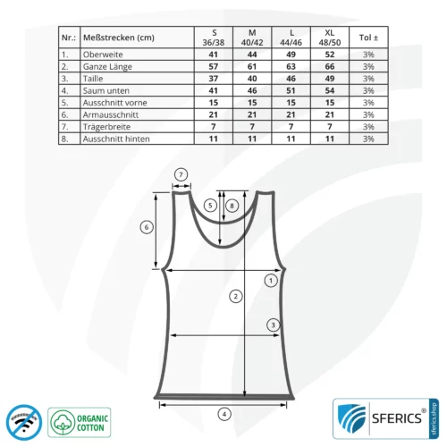 Abschirmendes ANTIWAVE Tank-Top für Damen | Schutz bis zu 30 dB vor HF Elektrosmog (Handy, WLAN, LTE) | Ideal für elektrosensible Menschen 12 Abschirmendes ANTIWAVE Tank-Top für Damen | Schutz bis zu 30 dB vor HF Elektrosmog (Handy, WLAN, LTE) | Ideal für elektrosensible Menschen