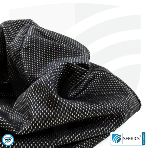 ANTIWAVE abschirmende Mütze Beany | Schutz vor Elektrosmog HF mit Wirkungsgrad bis 99,9 % (Handy, WLAN, LTE) | 5G ready!