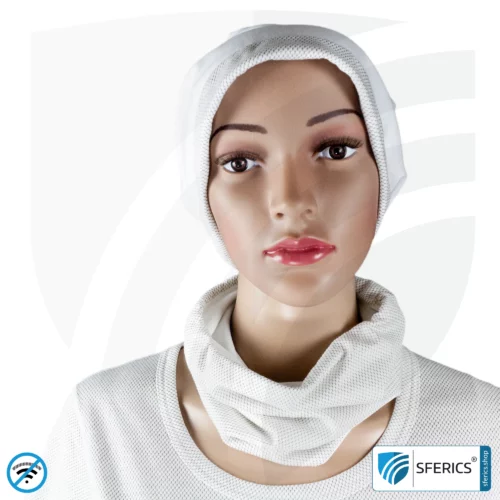 ANTIWAVE abschirmende Mütze Beany | Schutz vor Elektrosmog HF mit Wirkungsgrad bis 99,9 % (Handy, WLAN, LTE) | 5G ready!