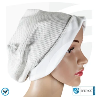 ANTIWAVE abschirmende Mütze Beany | Schutz vor Elektrosmog HF mit Wirkungsgrad bis 99,9 % (Handy, WLAN, LTE) | 5G ready!