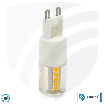 5,5 Watt LED G9 | Hell wie 41 Watt, 485 Lumen | CRI 95 | flimmerfrei | warmweiß | Alternative zu Hochvolt Halogen G9