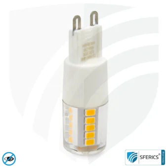 5,5 Watt LED G9 | Hell wie 41 Watt, 485 Lumen | CRI 95 | flimmerfrei | warmweiß | Alternative zu Hochvolt Halogen G9