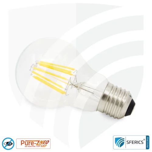 8,2 Watt LED Filament Pure-Z NEO | Hell wie 66 Watt, 830 Lumen | CRI 97 | flimmerfrei | warmweiß | E27