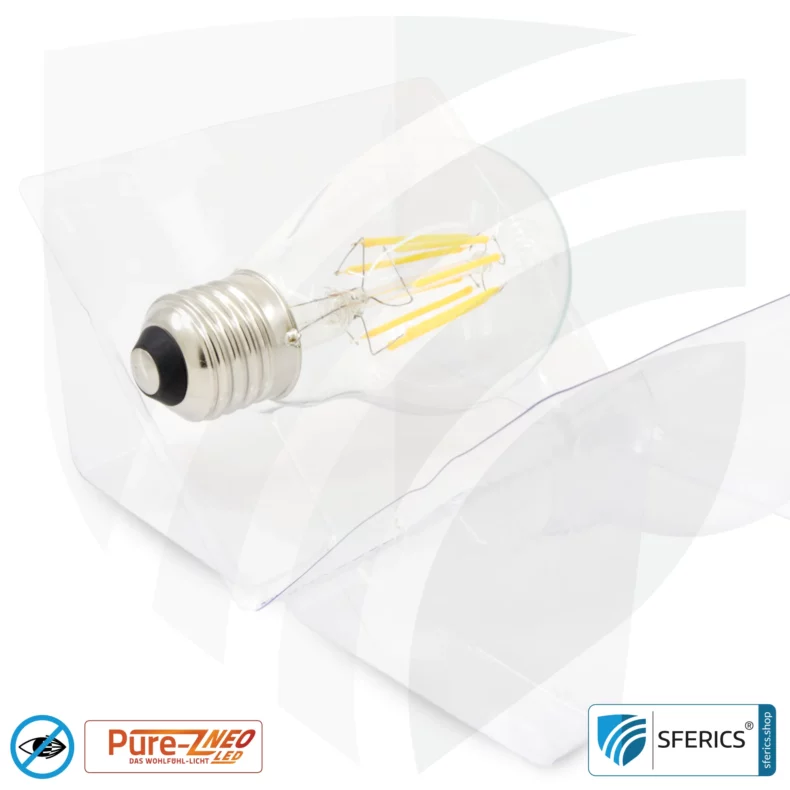 8,2 Watt LED Filament Pure-Z NEO | Hell wie 66 Watt, 830 Lumen | CRI 97 | flimmerfrei | warmweiß | E27 | klar